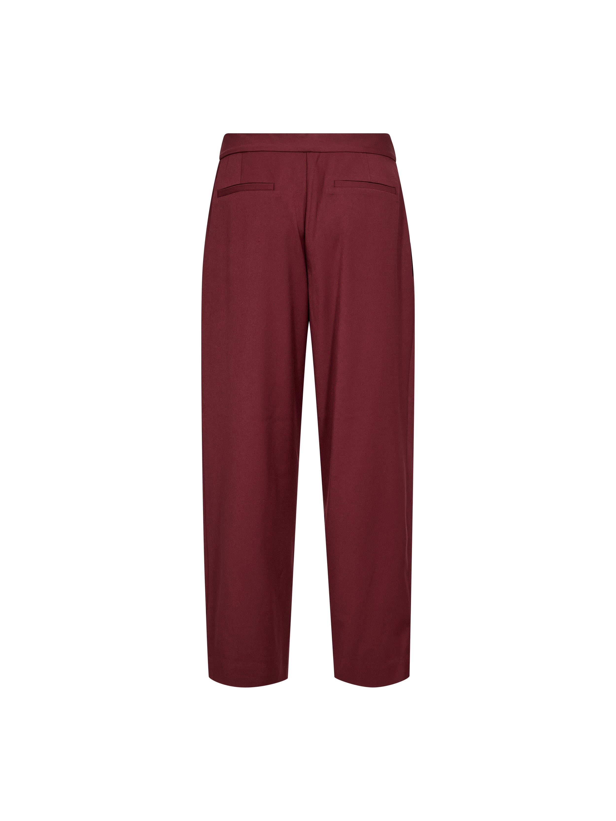 CO'COUTURE 500480 VoliCC Carrot Pleat Pant-Berry Red