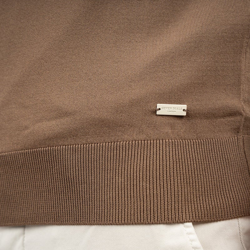 SEVEN DIALS SDL00005RA41 SPIKE HalfZip Pullover-Tabacco