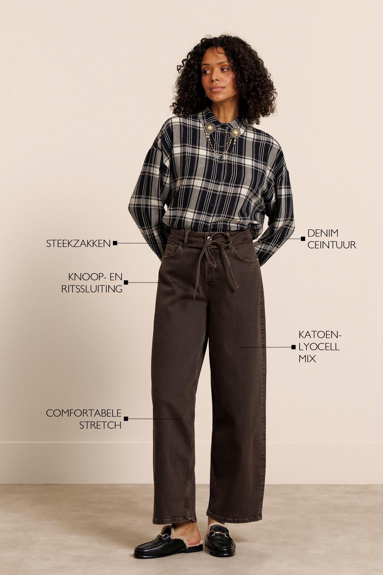 STUDIO ANNELOES 14138 Babet denim trousers