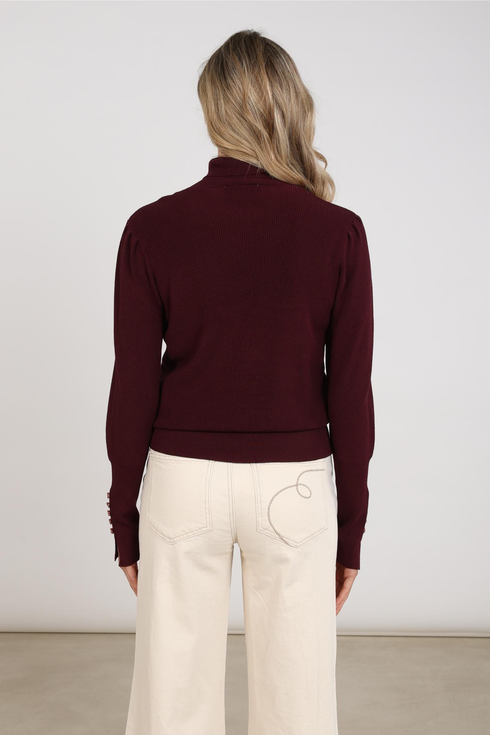NUKUS NKF03062 Silvi Pull Plain-cherry