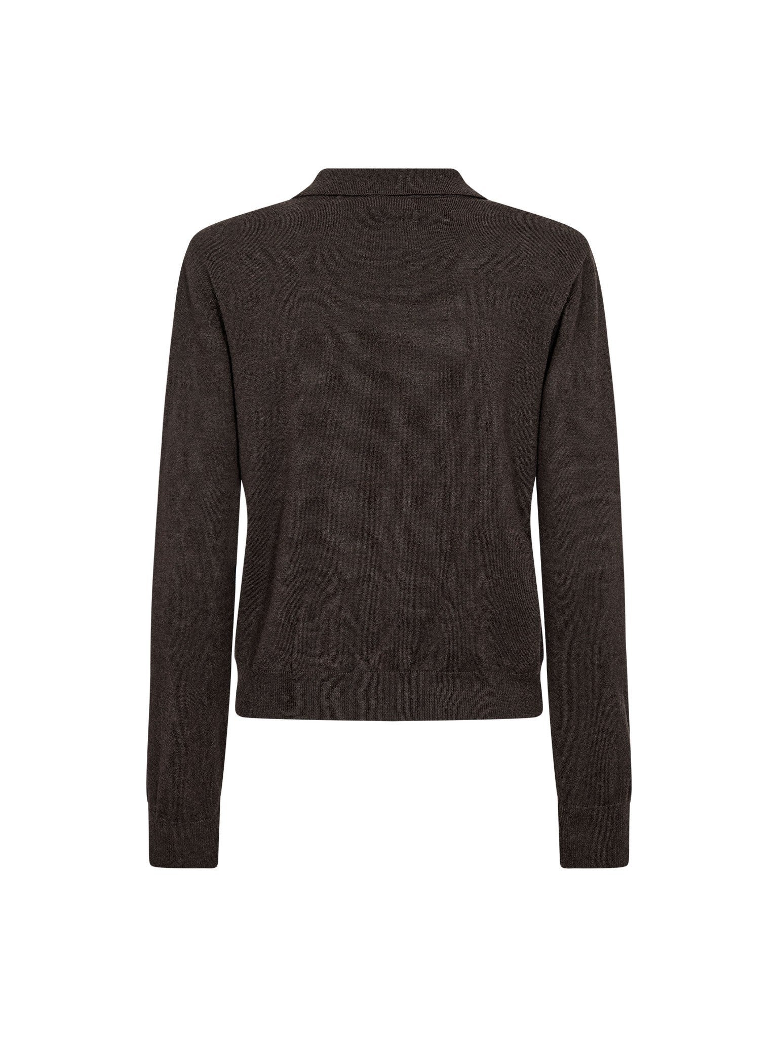 CO'COUTURE 500212 CoryCC Pad Polo Knit-DarkBrown