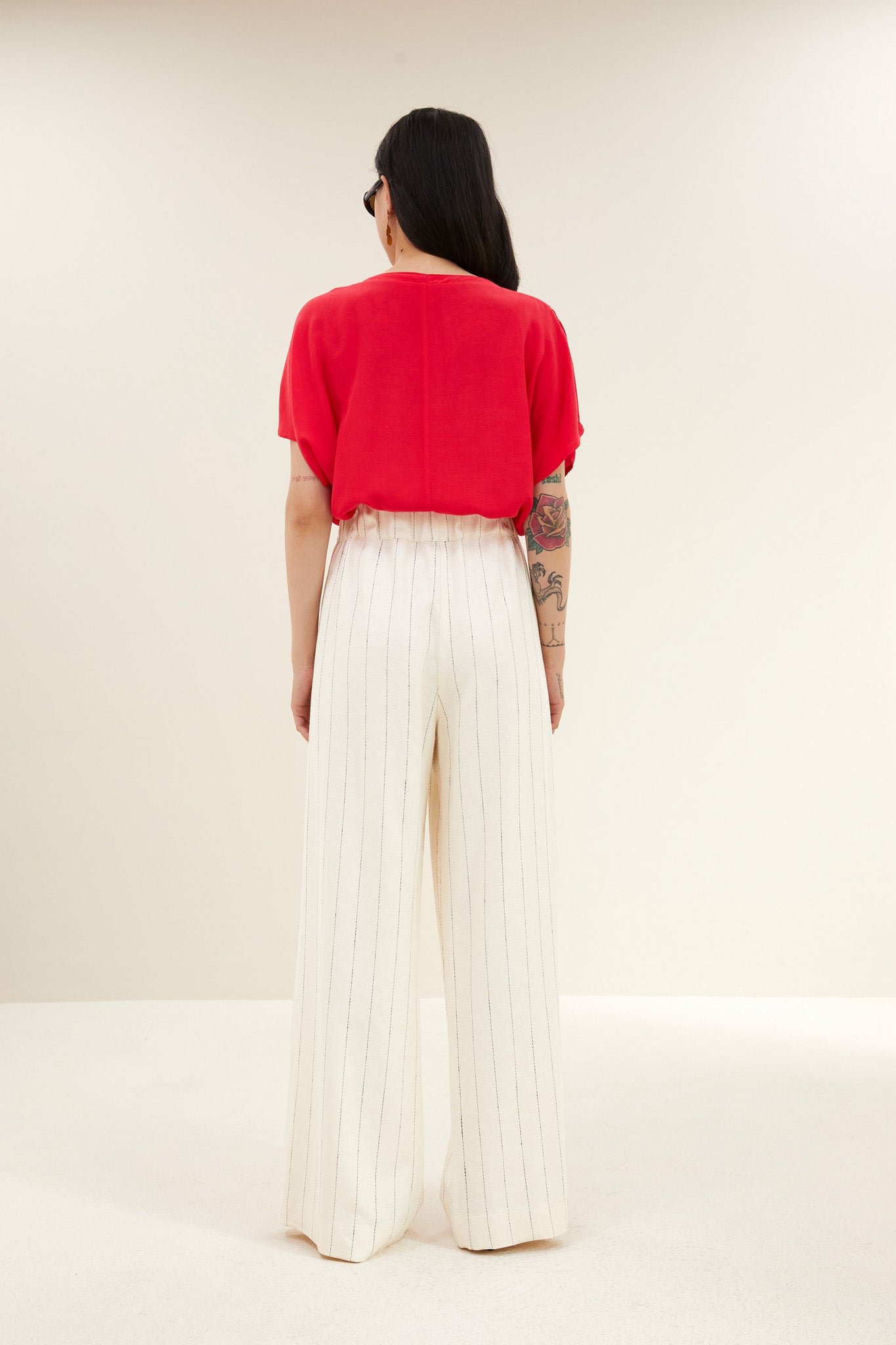 BY-BAR 26218035 Benji Pinstripe Pants