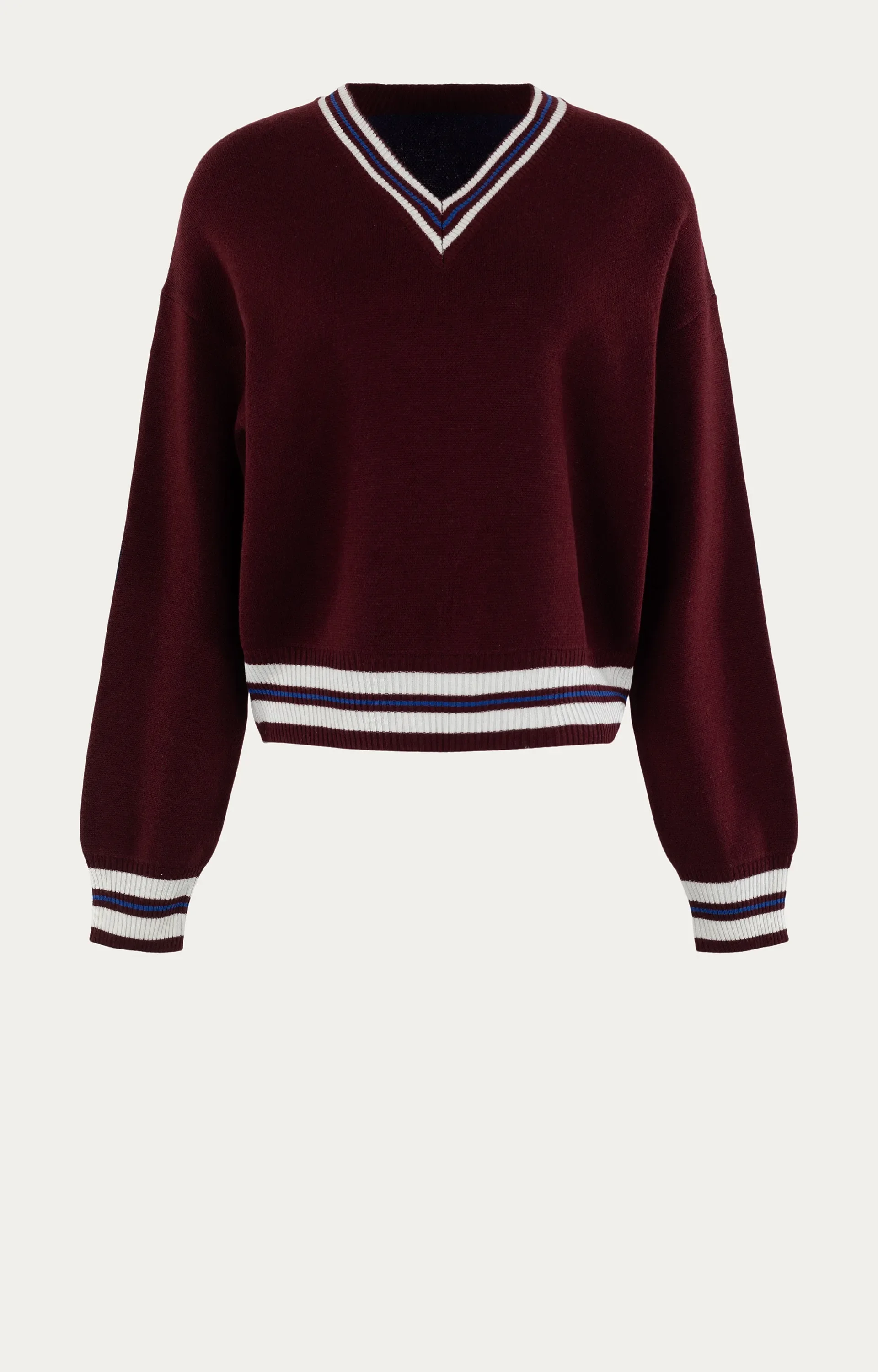 ANNA BLUE B87-09-VAR Pullover bordeaux