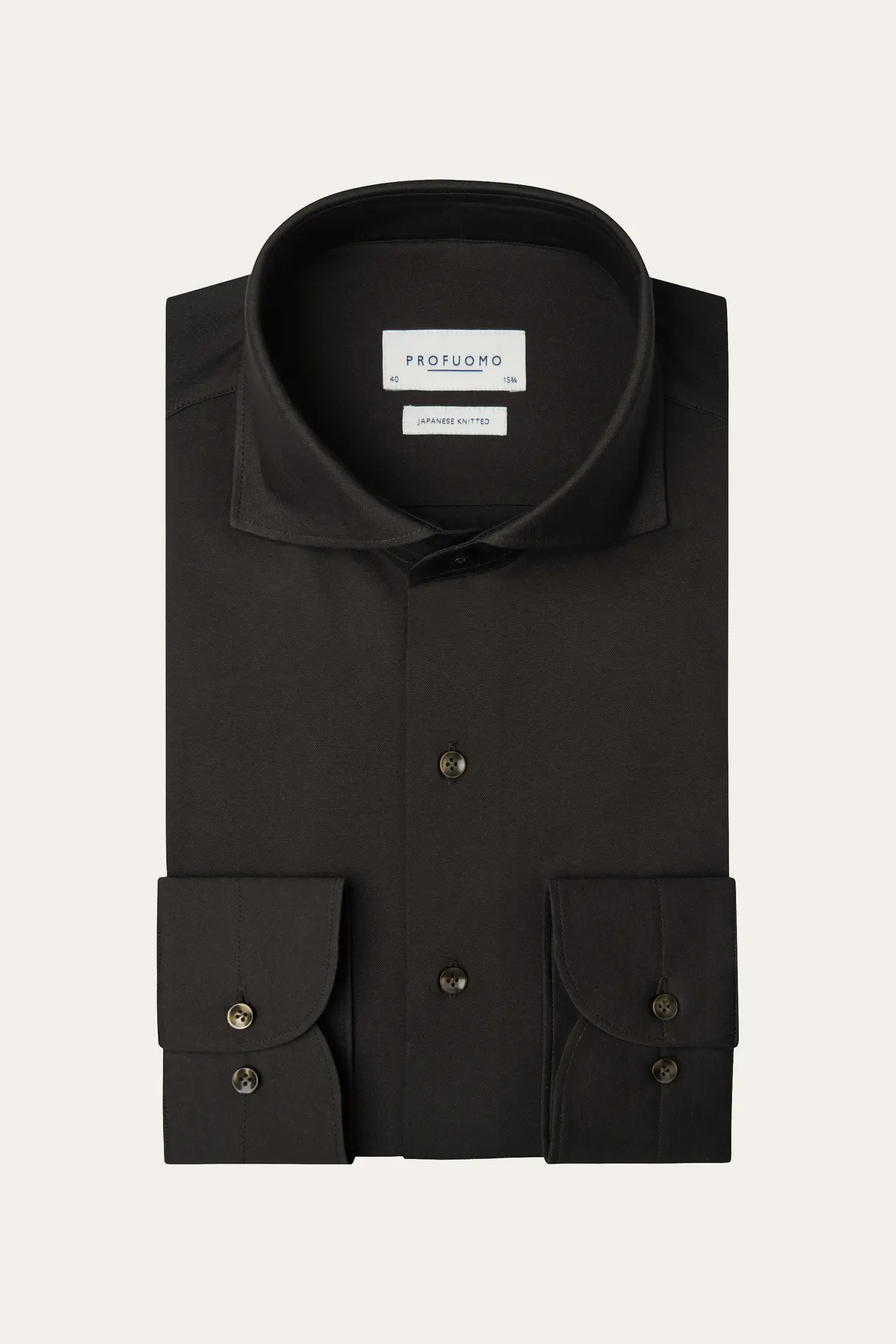 PROFUOMO PPXH30021F Bruin japanese knitted shirt