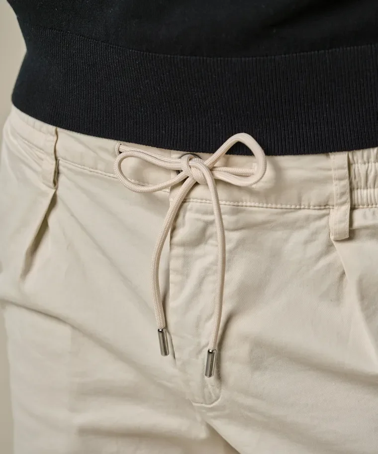 PROFUOMO PPXQ10002D DYE SHORT SPORTCORD-Offwhite