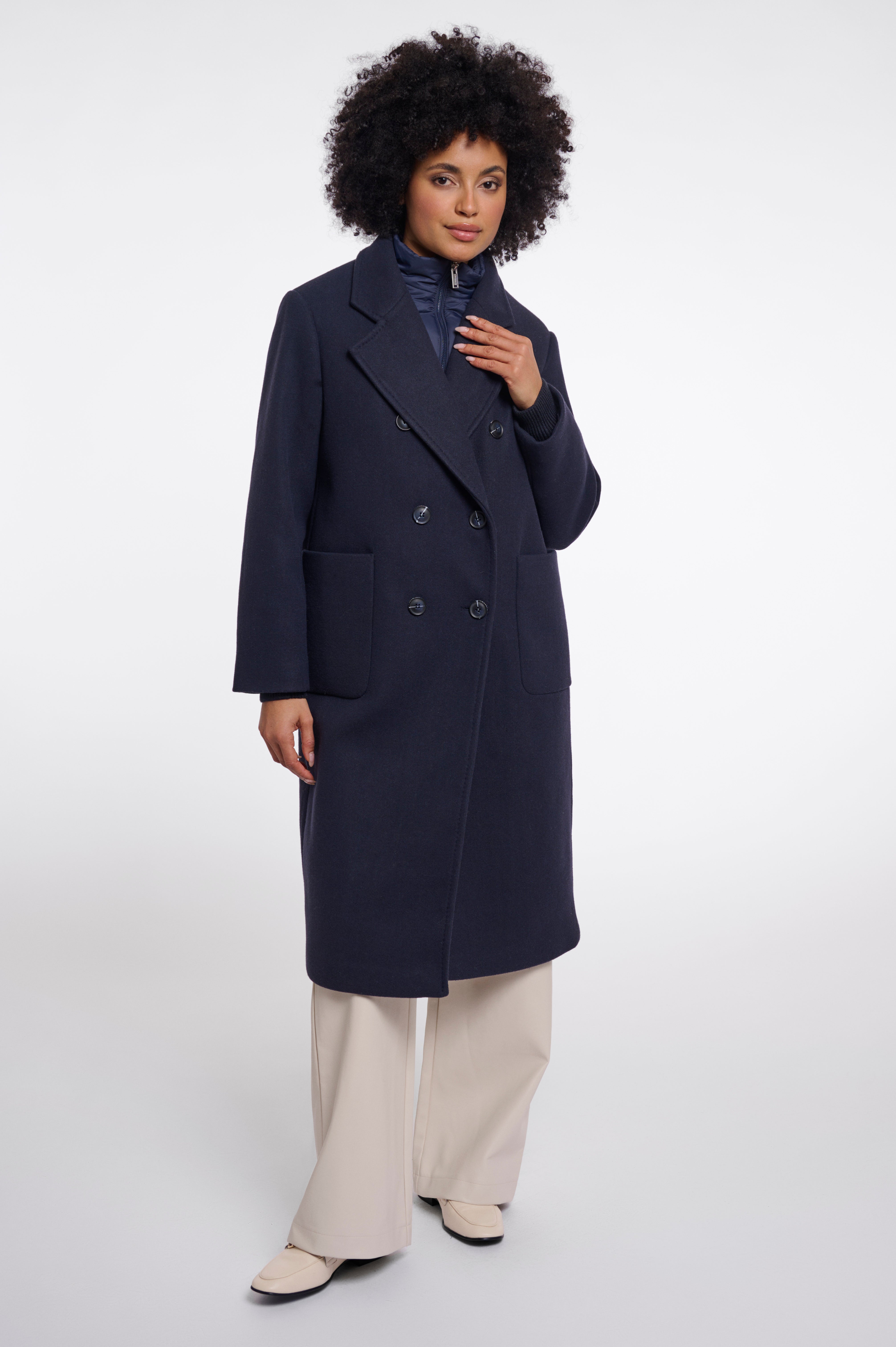 RINO & PELLE Noomi.7002612 Coat met afneembare kraag