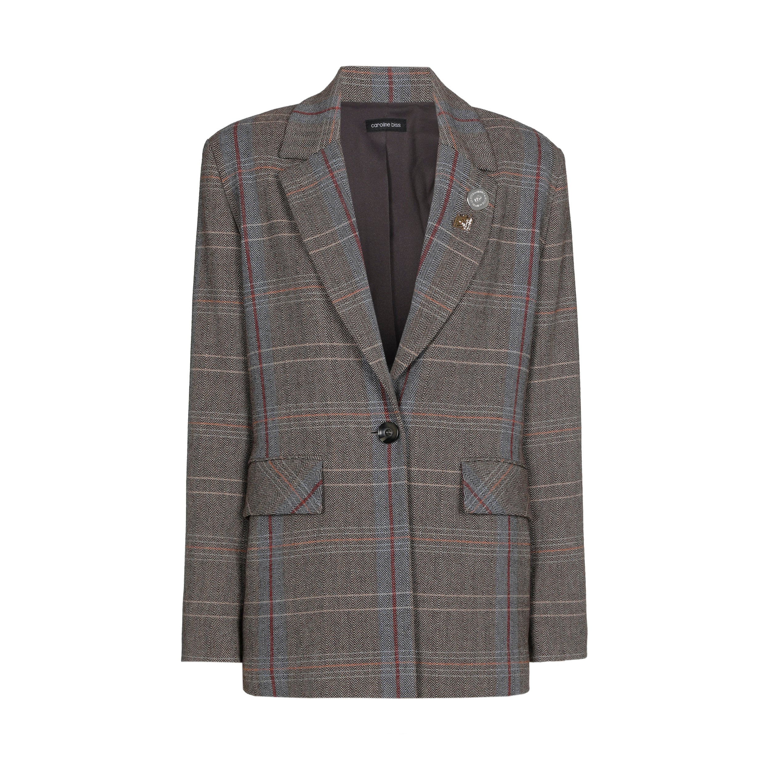 CarolineBiss 4872/29 	Blazer wol mix geruit