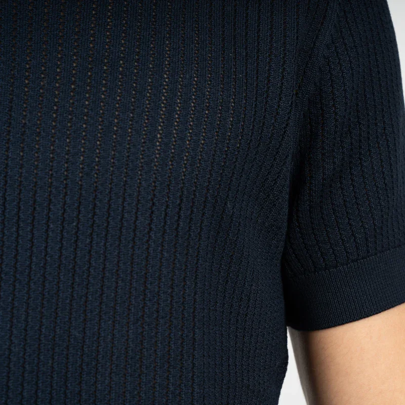 SEVEN DIALS SDL26106RI21 BENNET Buttonless Polo-Navy