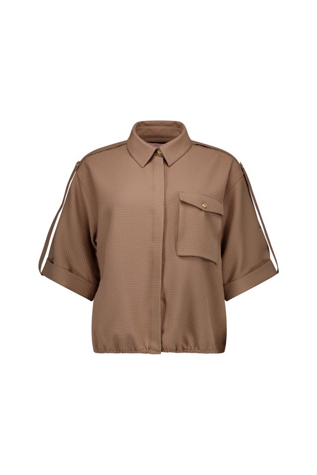 STUDIO ANNELOES 13666 Nellie waffle blouse