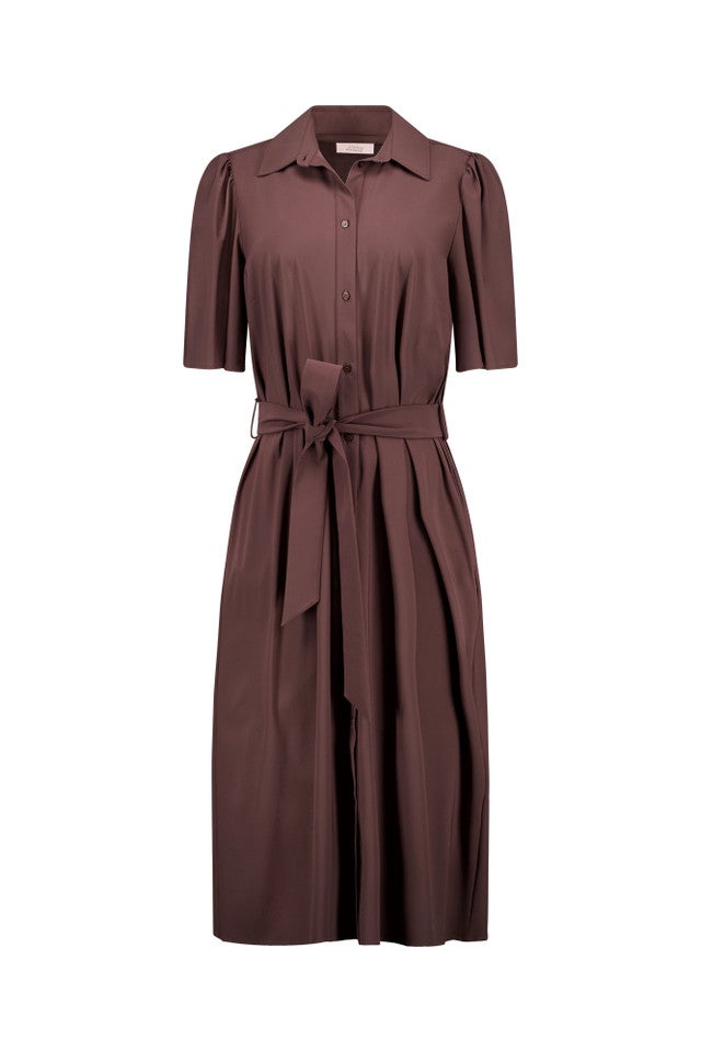 STUDIO ANNELOES 13884 Poppy butterfly dress-espresso
