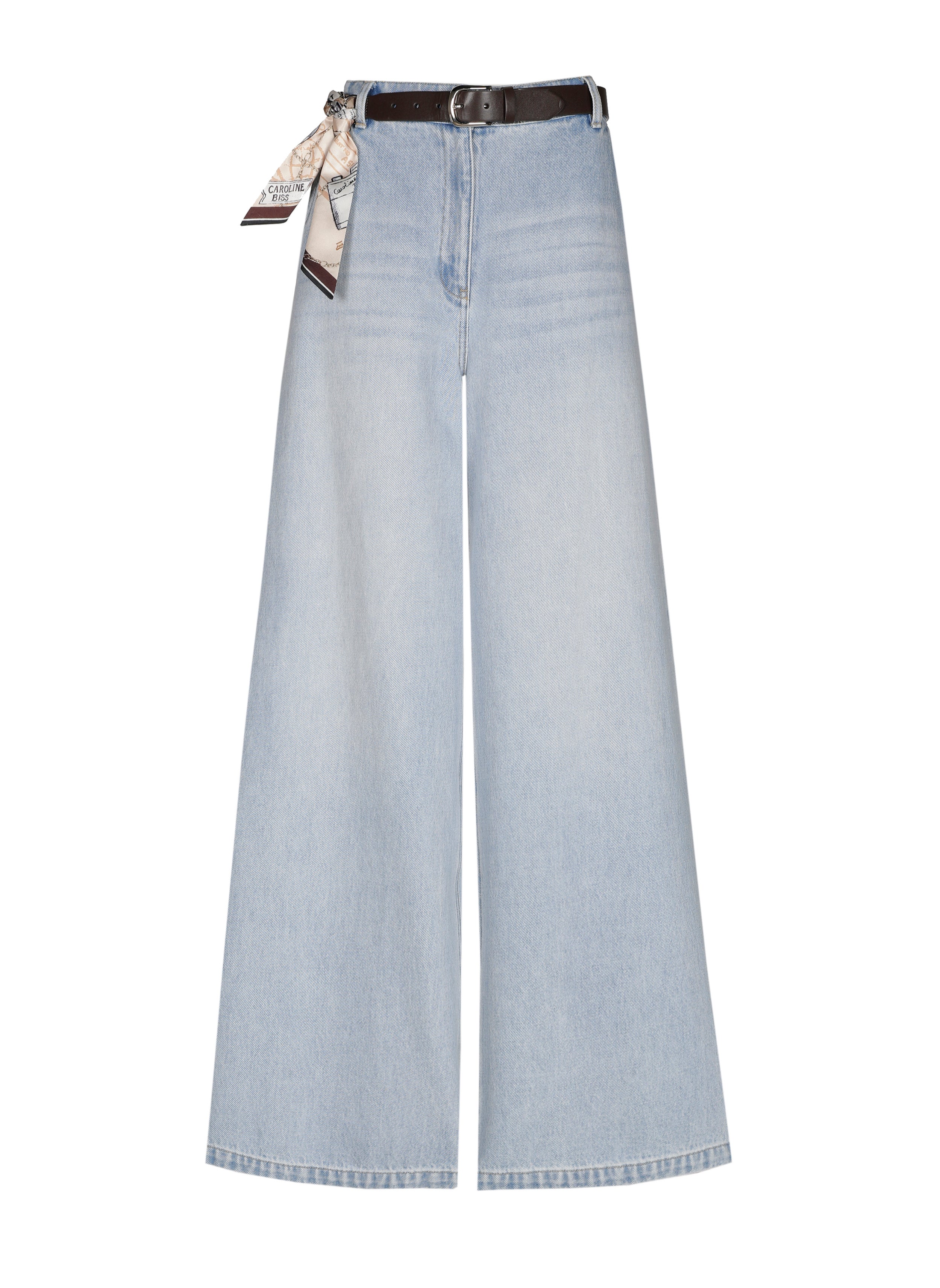 CarolineBiss 4505/25 Broek jeans met ceintuur