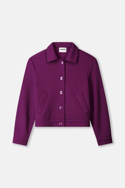 POM SP9369 JACKET - Iris Plum