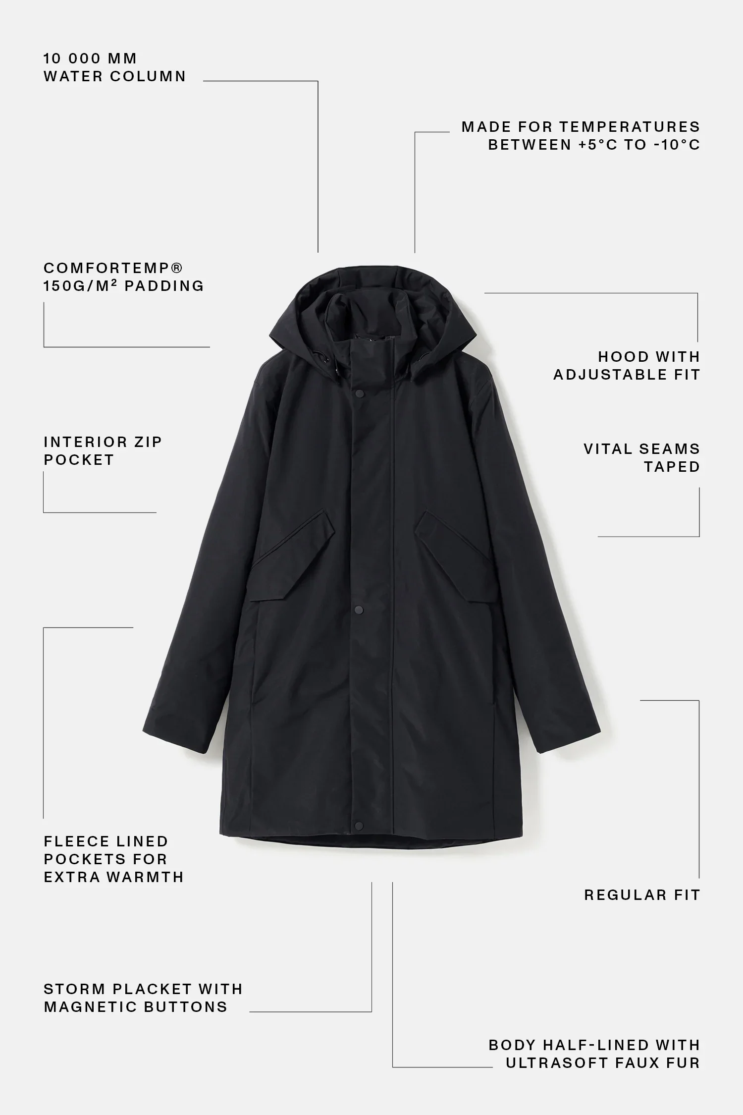 ELVINE 331698 JANNE Parka- Dark Navy