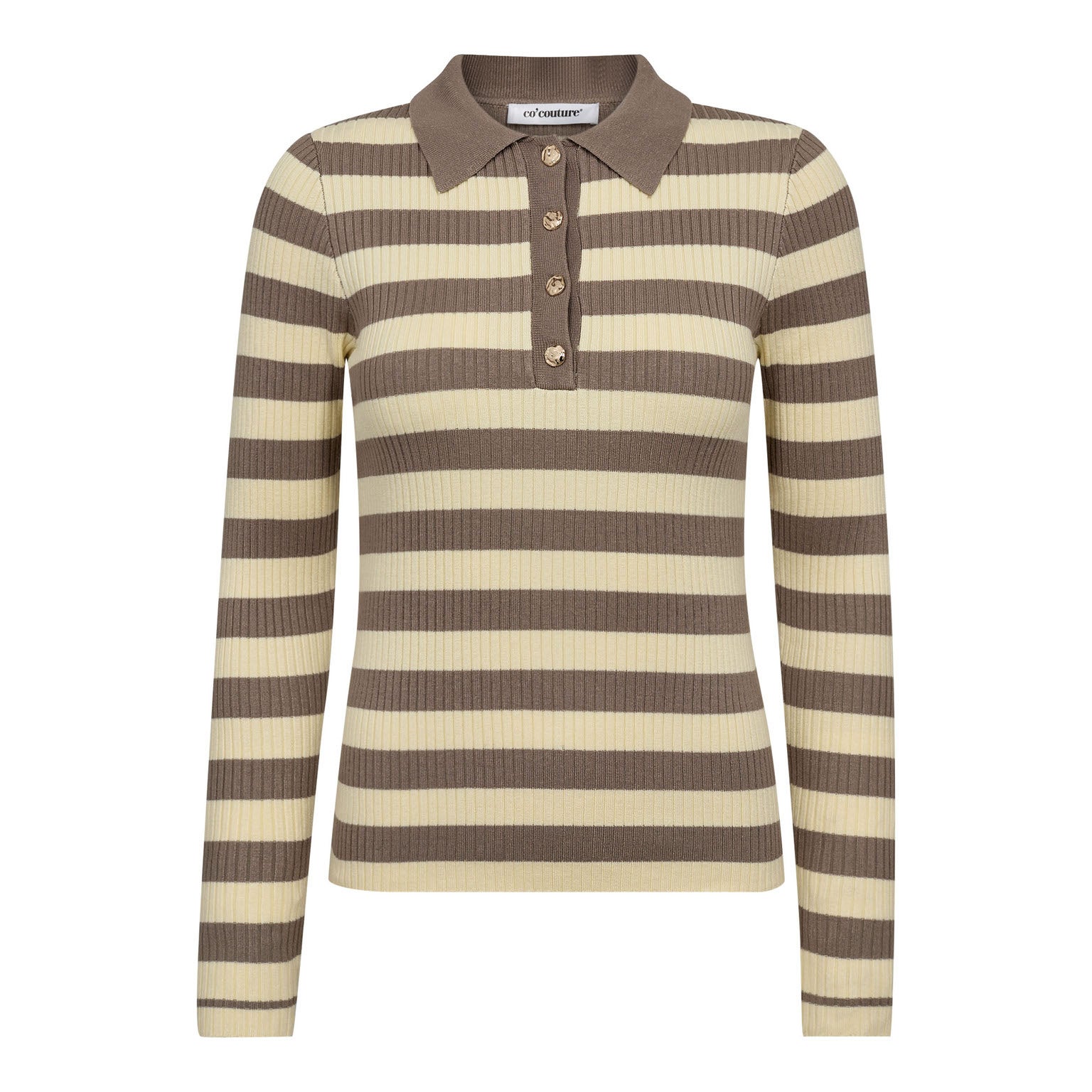 42009 BonnyCC Str Polo Knit