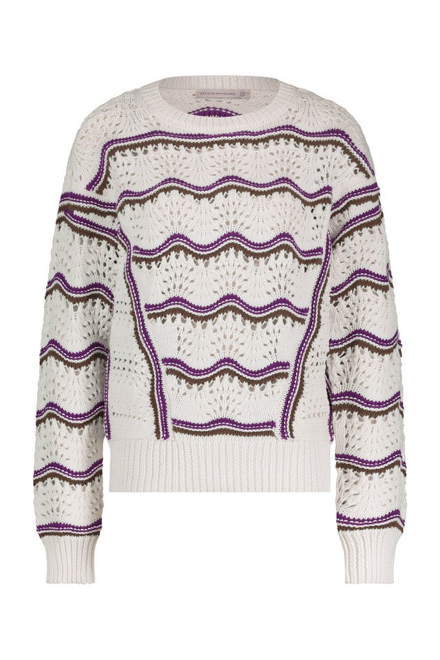 STUDIO ANNELOES 09640 Leana ajour pullover