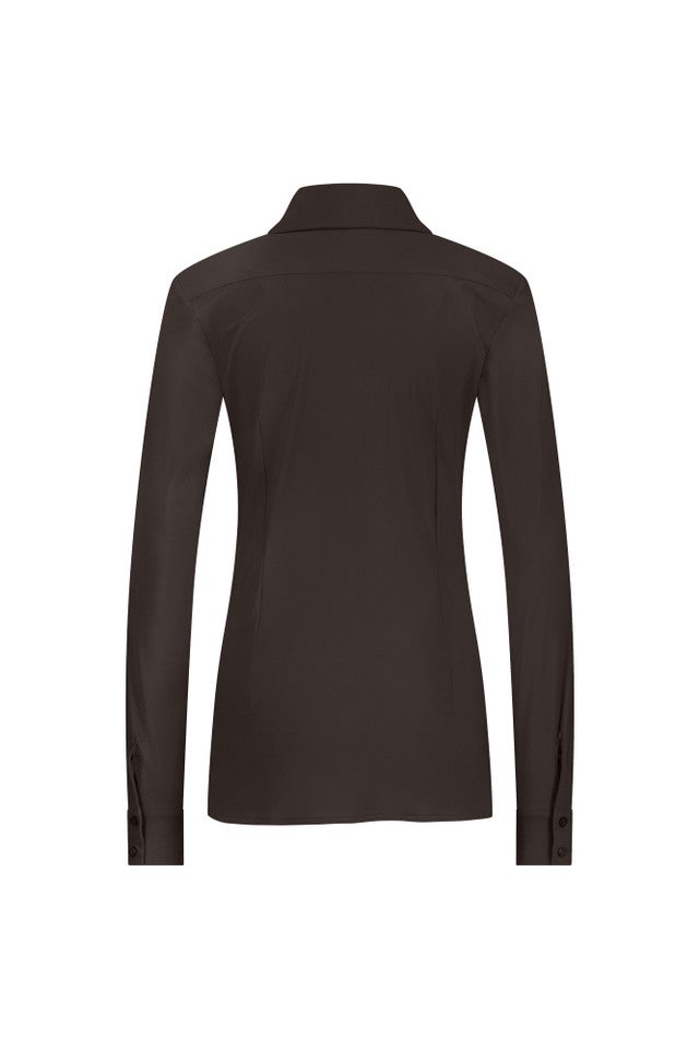 STUDIO ANNELOES 94802 Poppy Blouse-espresso