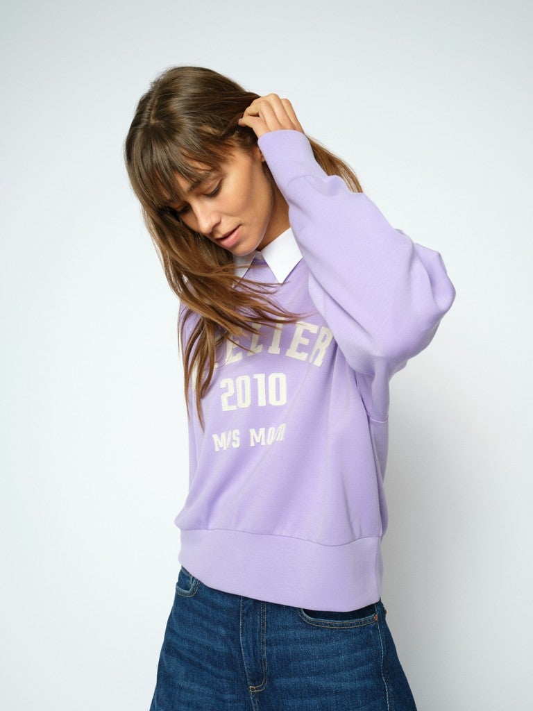 MOS MOSH177510 MMNima O-LS Sweatshirt - Violet