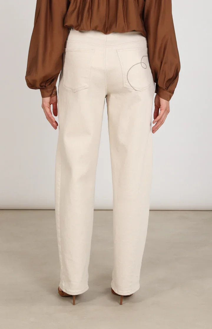 NUKUS NKF09124 Petra Pants Barrel Denim