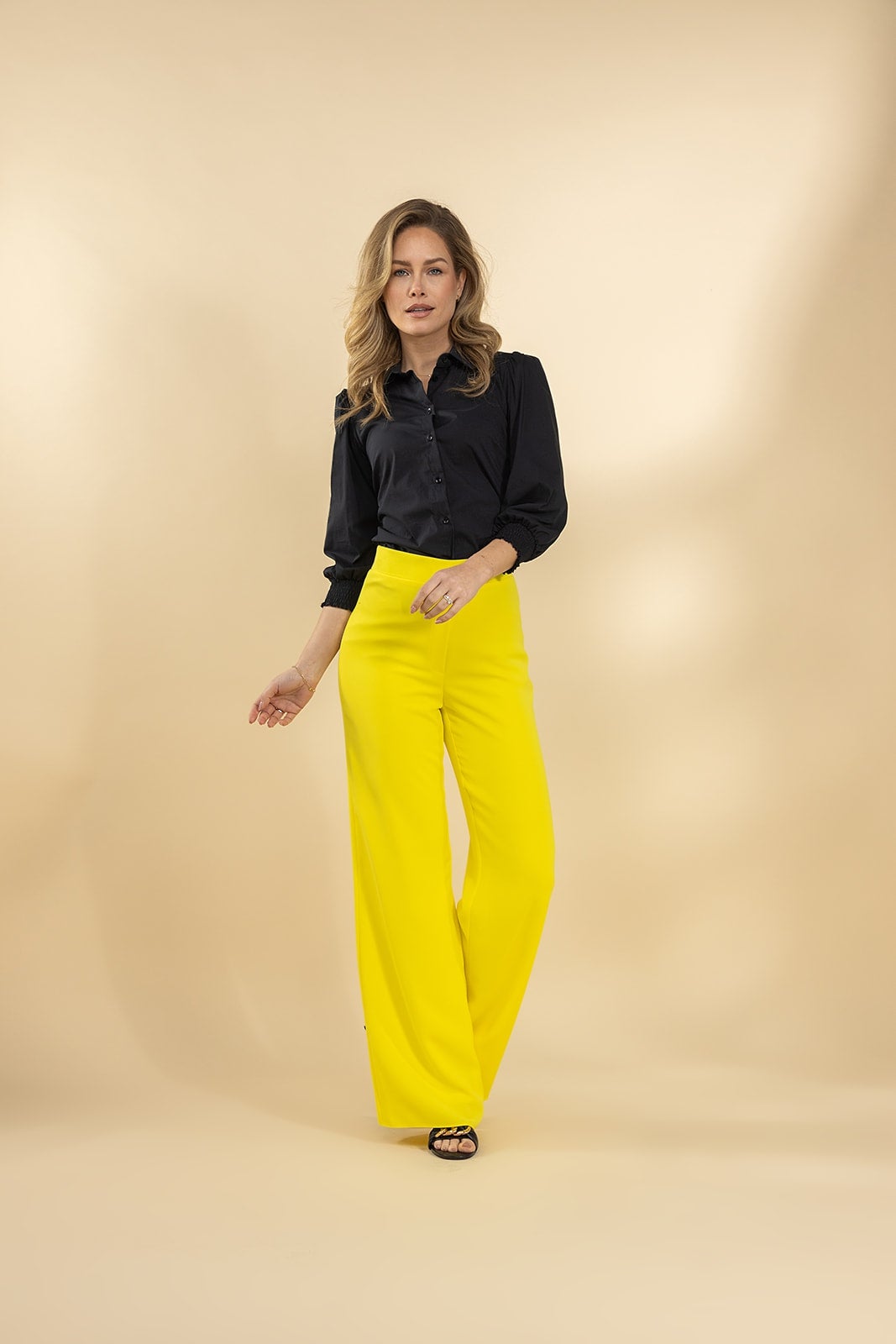 LABEL DOT Broek Rodi (816) - Geel