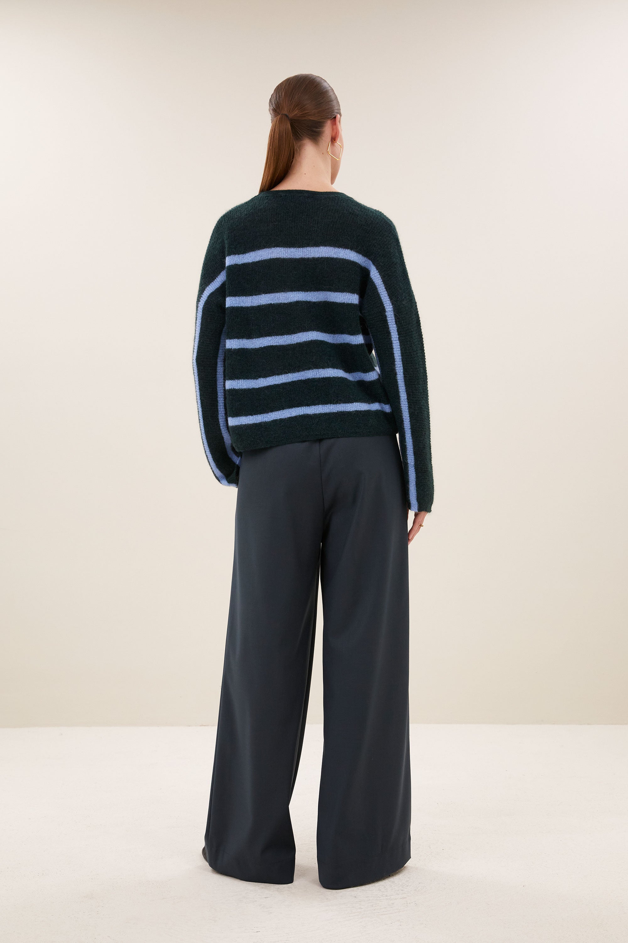 BY-BAR 26415014 vide stripe pullover