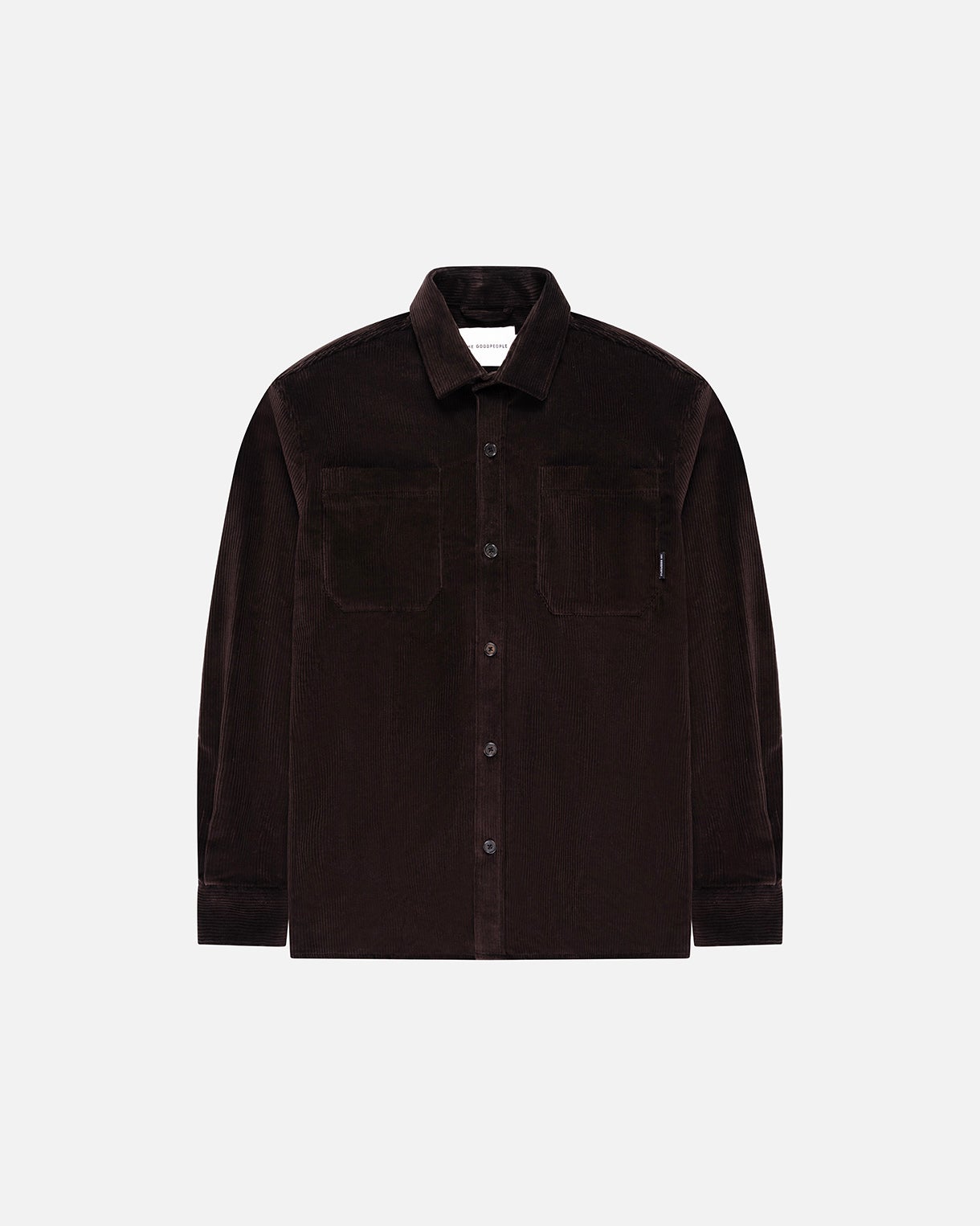 THE GOODPEOPLE SNEWY 26020207 corduroy shirt bruin