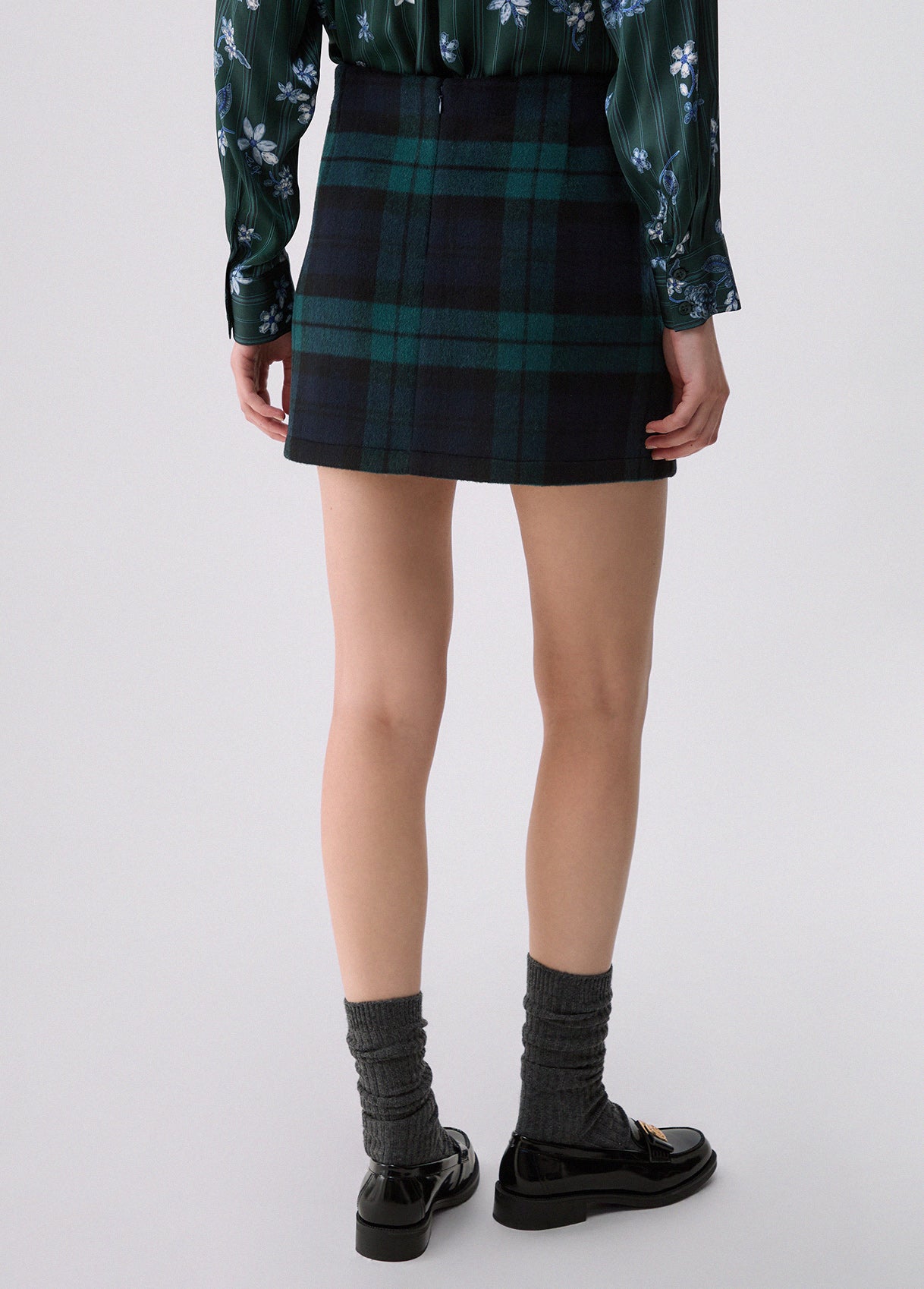 LIU JO WF6262T719A Gonna Mini Tartan korte schotse minirok
