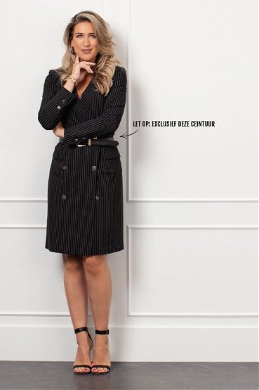 Studio Anneloes 07897 Bo pinstripe blazer dres
