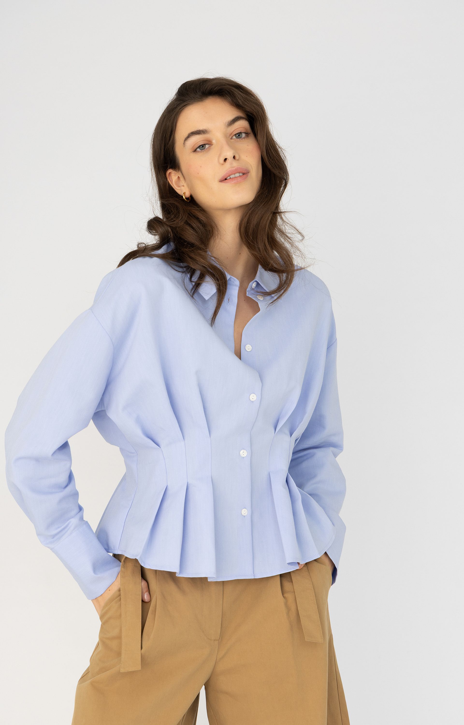 ANNA BLUE B36-05-Sarah Blouse