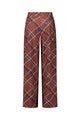 STUDIO ANNELOES 14080 Ireen pleated check trousers