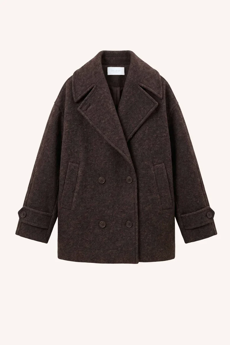 BY-BAR 26419028 Scott melange coat