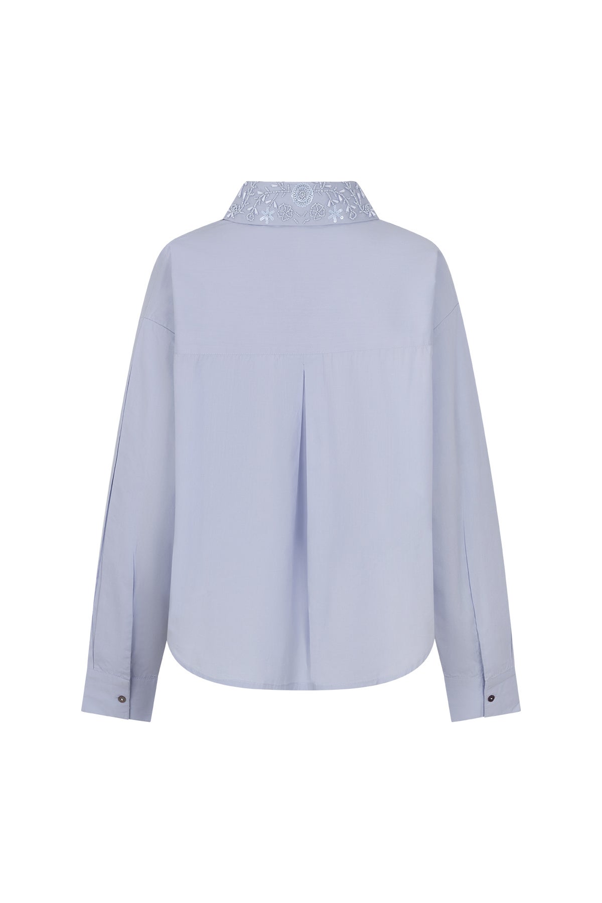 RUBY TUESDAY T608-1147 Kariss Poplin Shirt - Light Blue