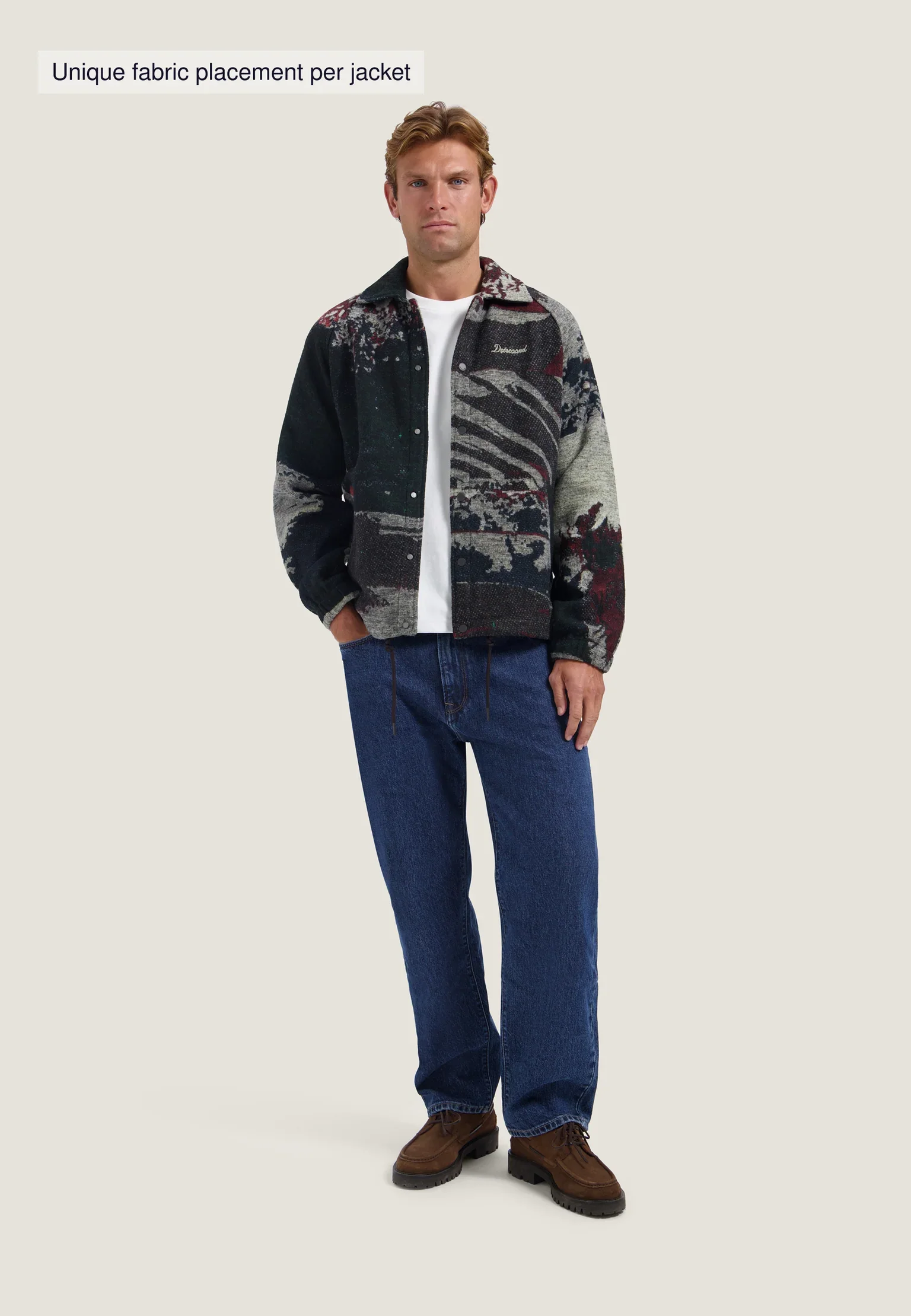 DSTREZZED 155536 SWAYER GOLF jacquard jacket