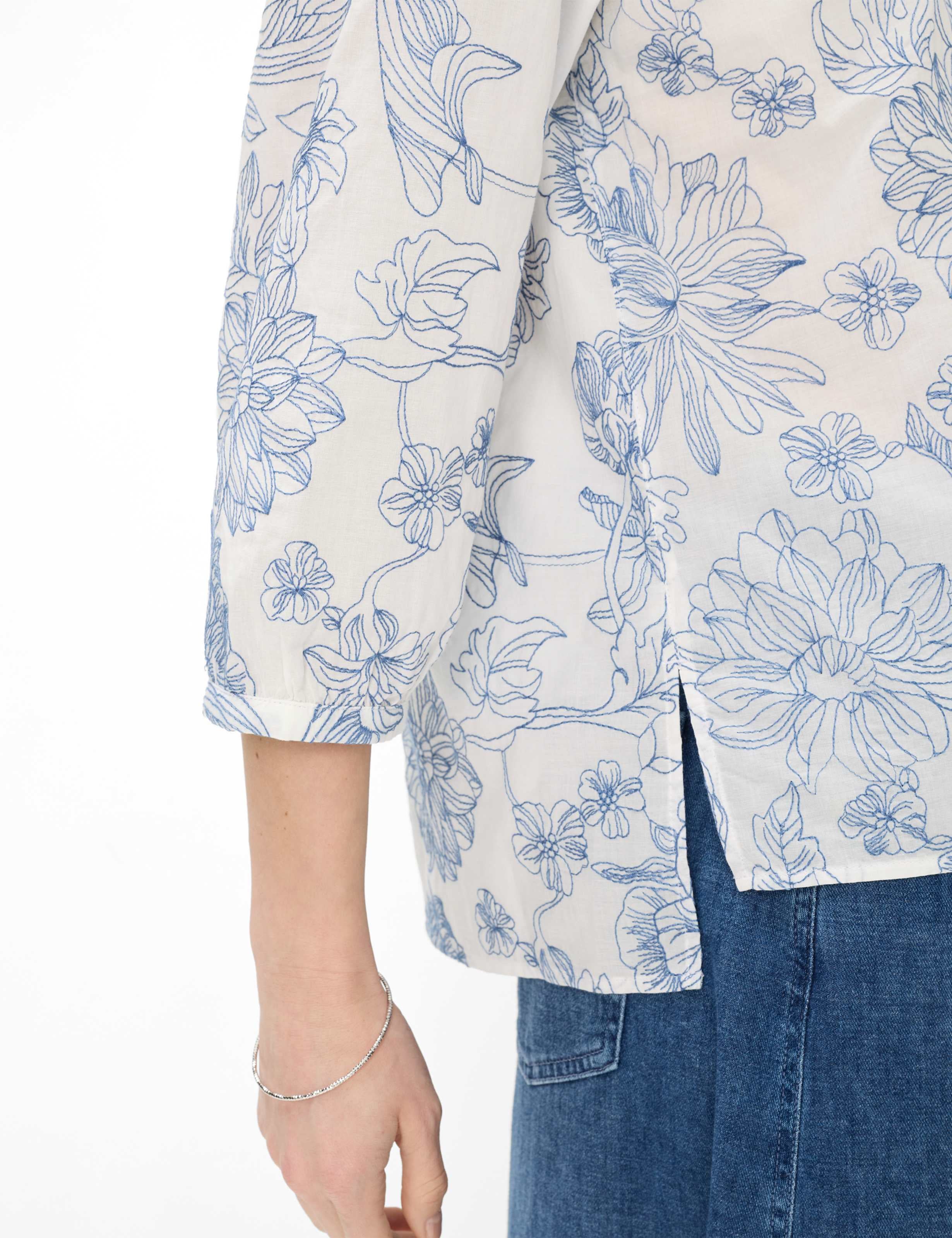 BRAX Blouse 94-0039 941 Style Vicki BLS-vintage blue