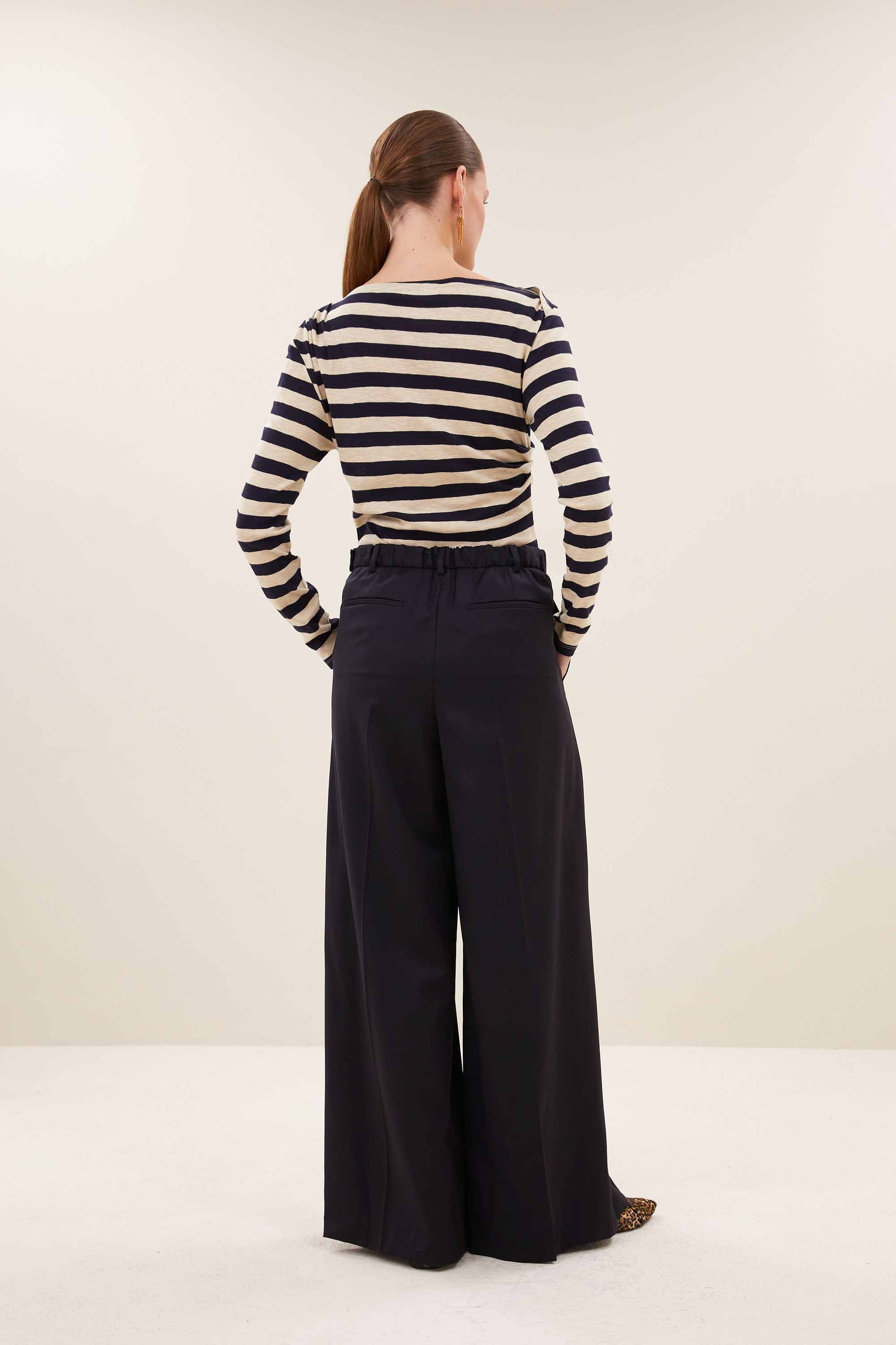 BY-BAR 26411118 leya big stripe top