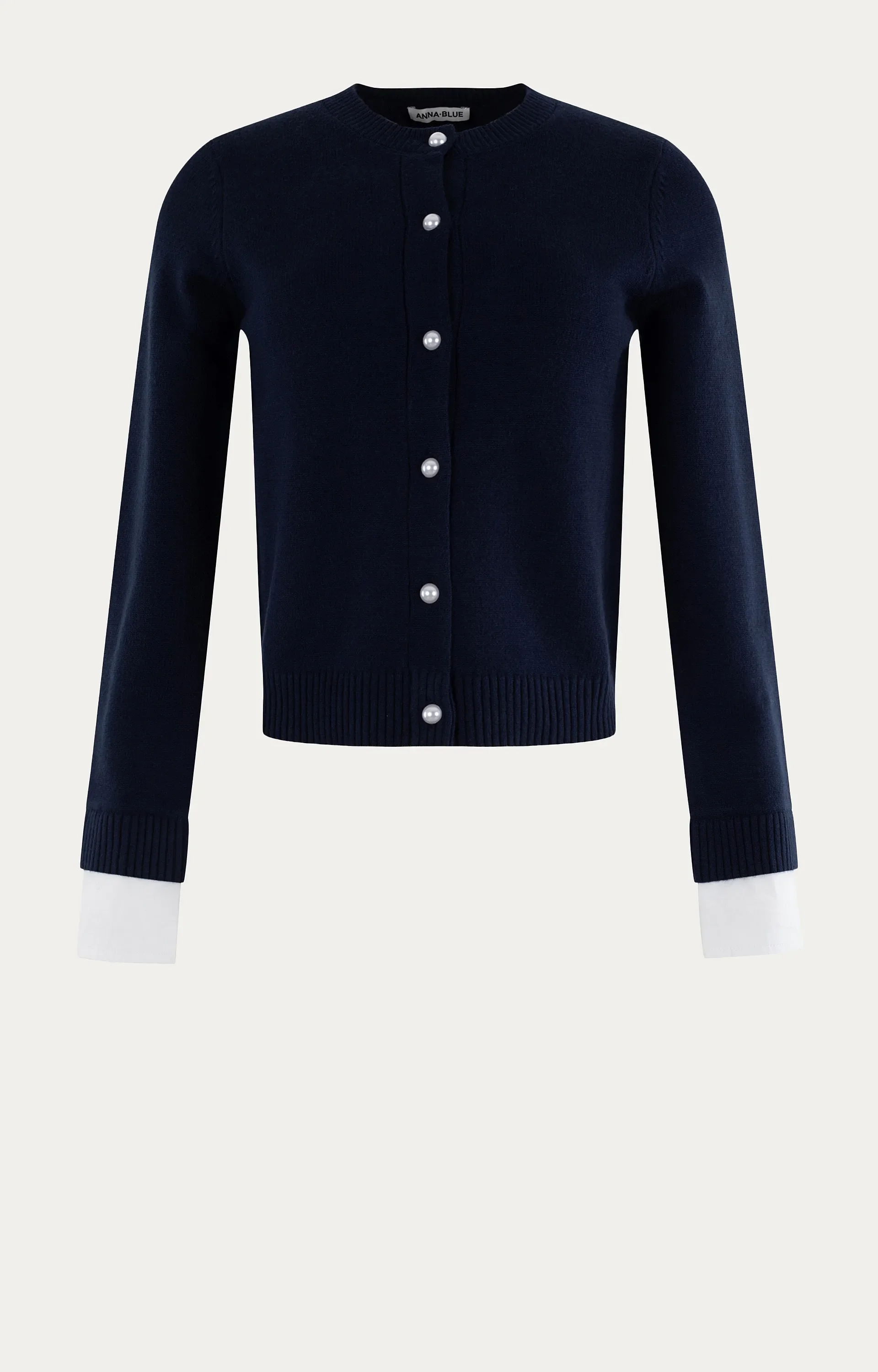 ANNA BLUE B84-10-Nina vest blauw