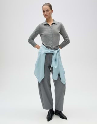 OPUS 1063765984106 Sugimi Poloshirt-quiet grey