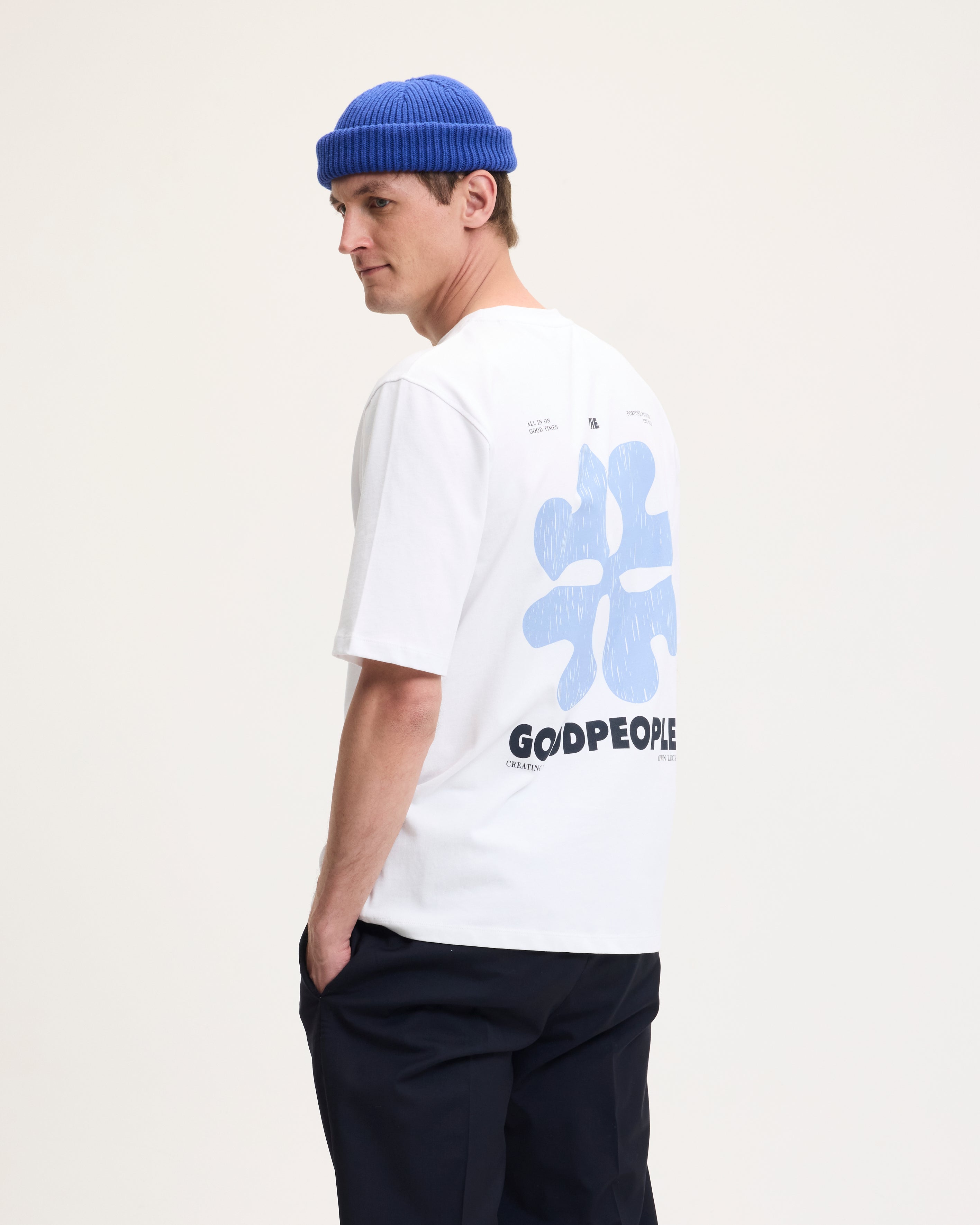 THE GOODPEOPLE TEX 26020903 t-shirt wit