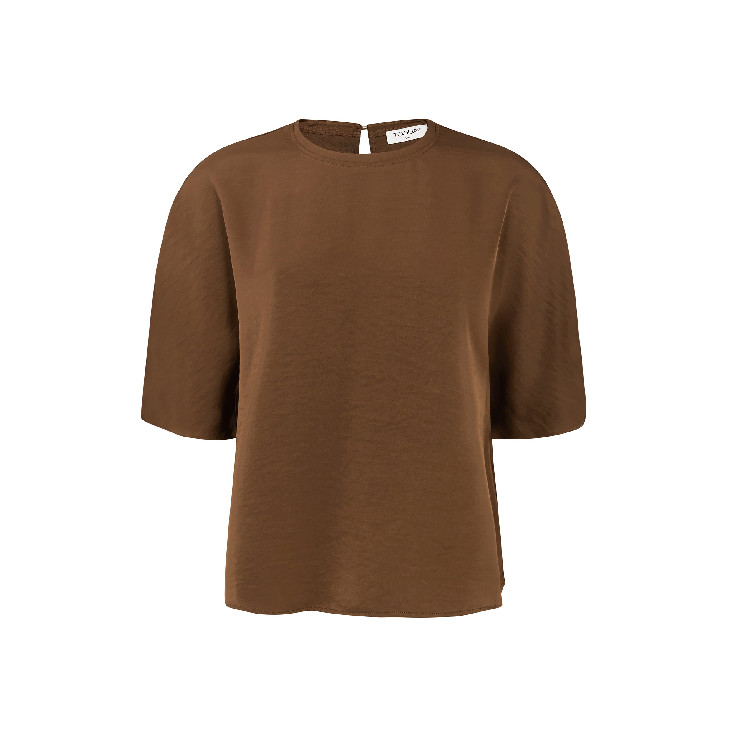 TOODAY TD126-121 TDAya SS Blouse-BitterChoco