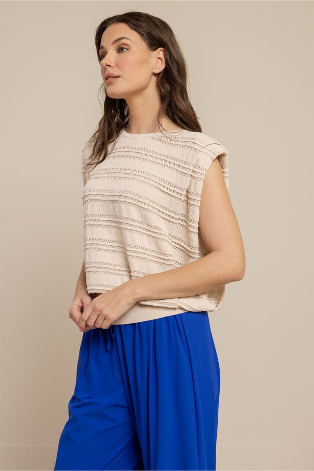 STUDIO ANNELOES 13773 Leona knitted top