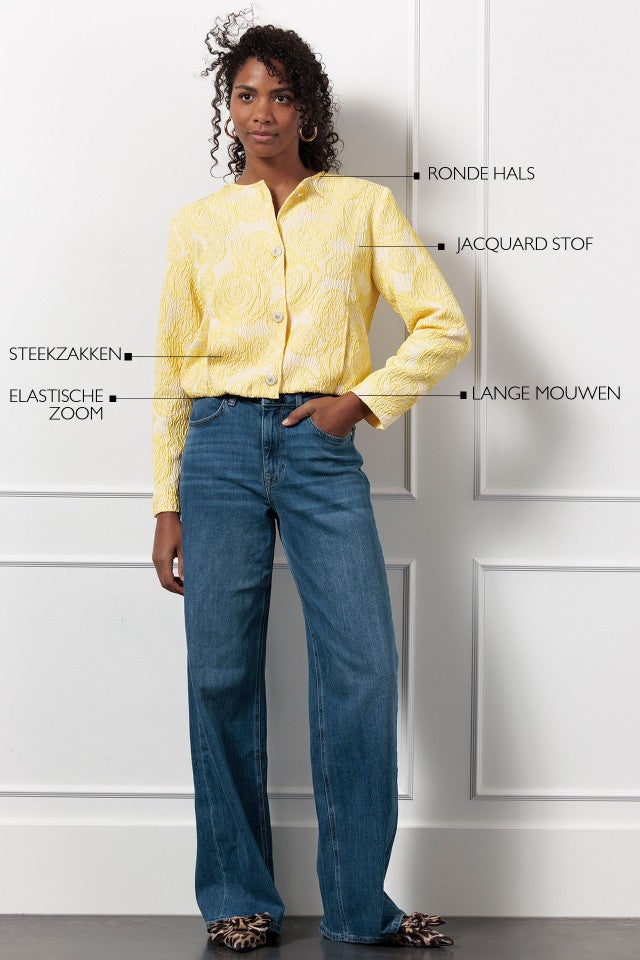 STUDIO ANNELOES 12767 Wies jacquard jacket