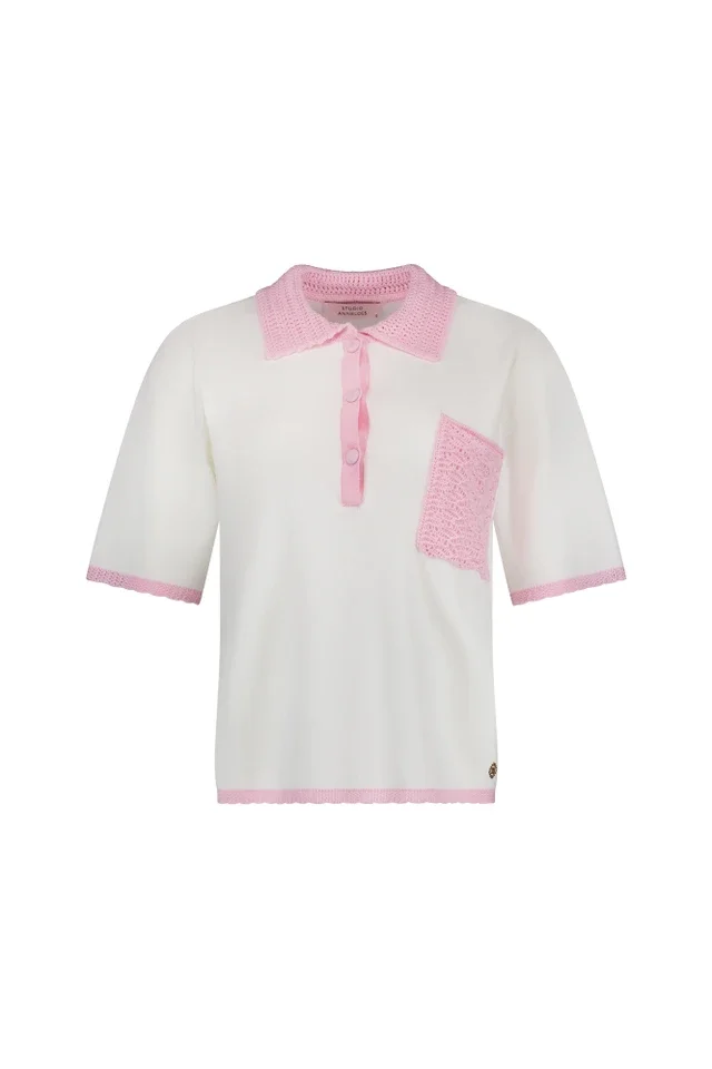 STUDIO ANNELOES 13915 Jemy crochet polo