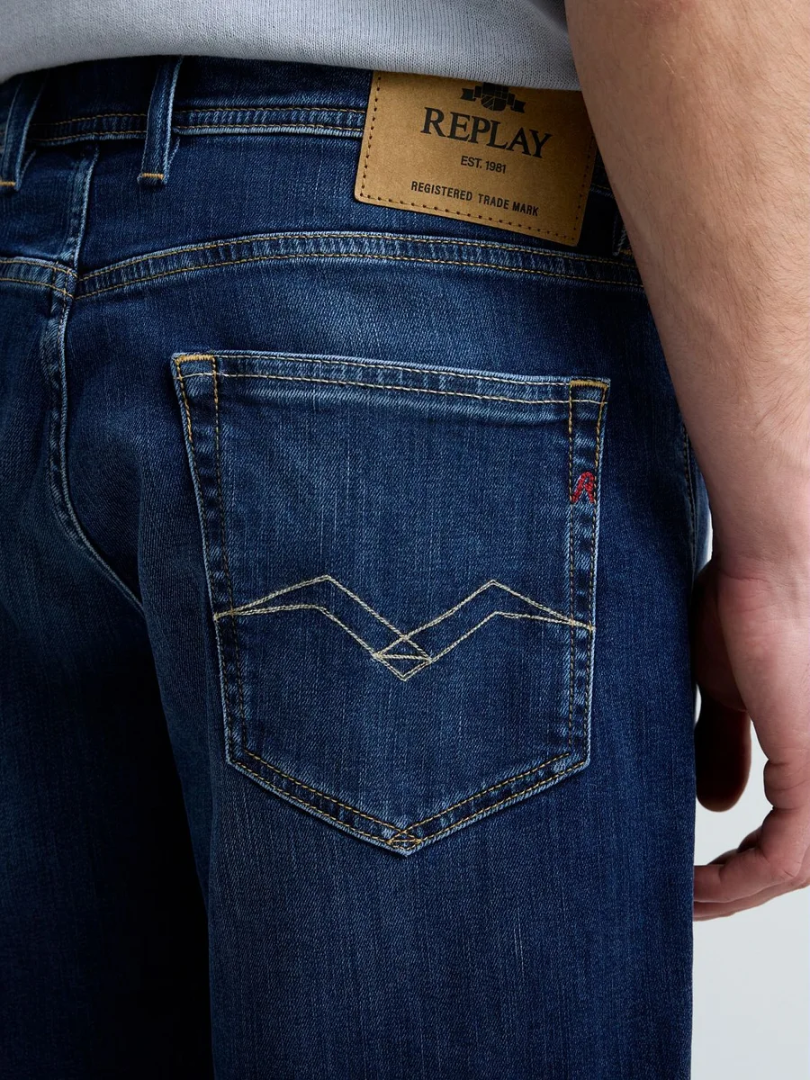 REPLAY M1072.000.685 192 GROVER SHORT- Dark Denim