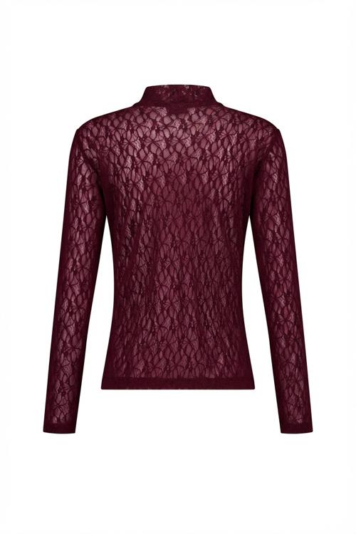 STUDIO ANNELOES 14237 Reagan lace col top