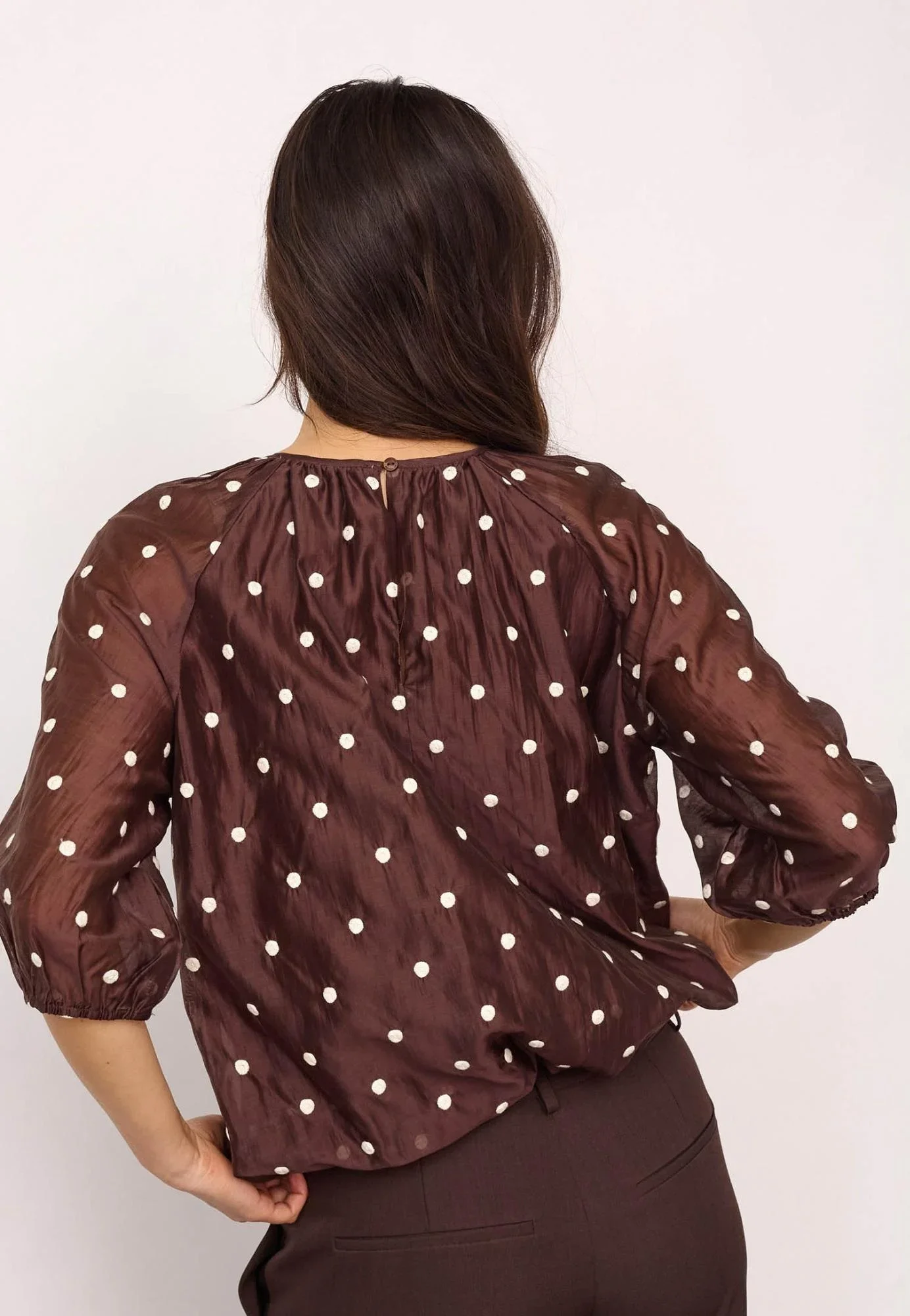 CO'COUTURE 500042 DitaCC Dot Balloon Blouse