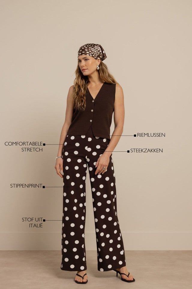 STUDIO ANNELOES 13934 Lexie dot trousers