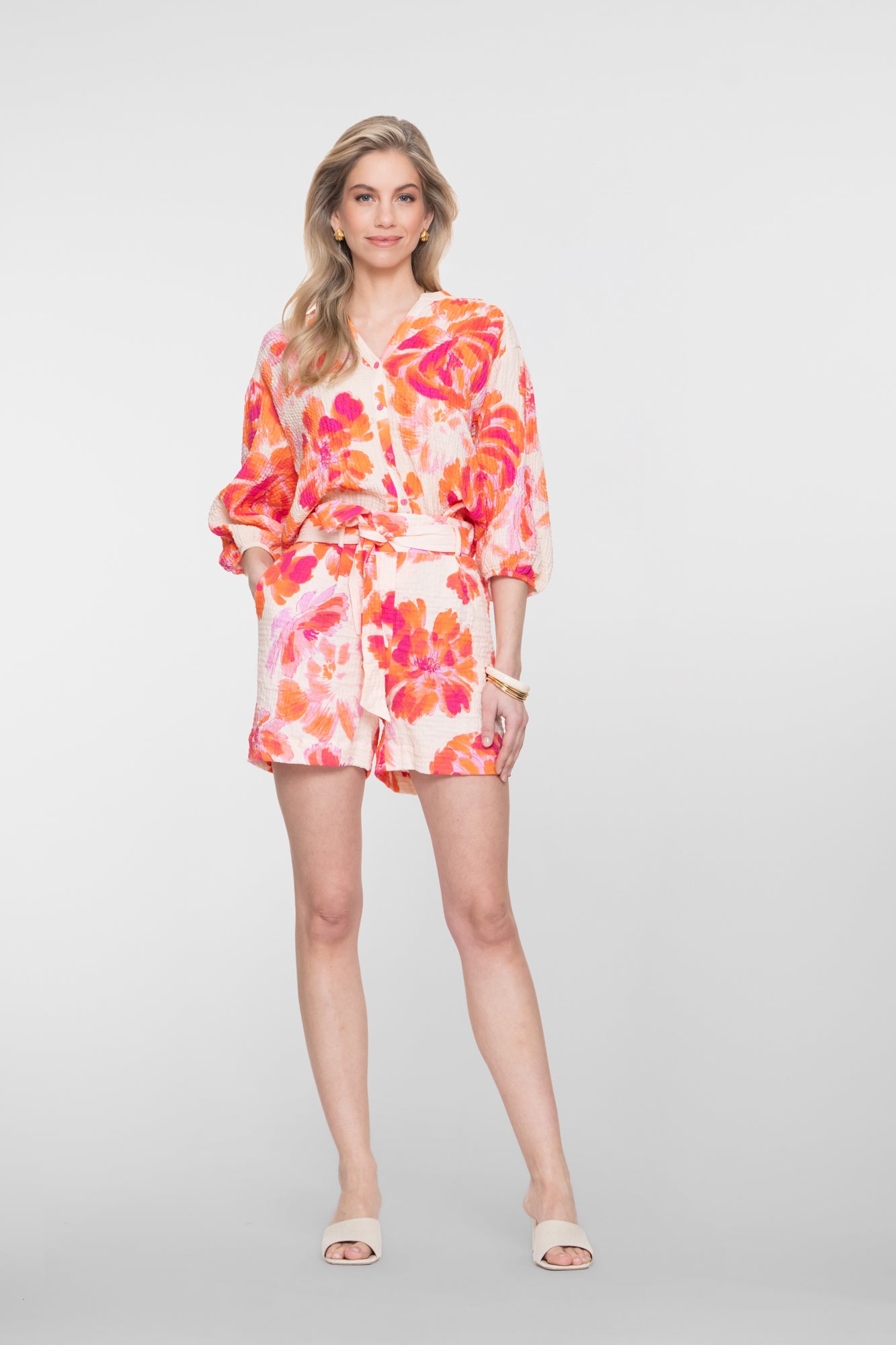 GEISHA 61432-20 Shorts Bloemdessin