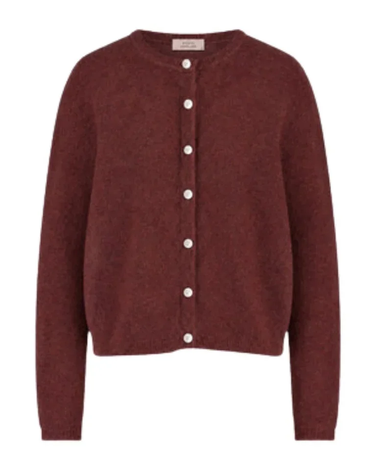 STUDIO ANNELOES 14402 Bibi cardigan-chestnut