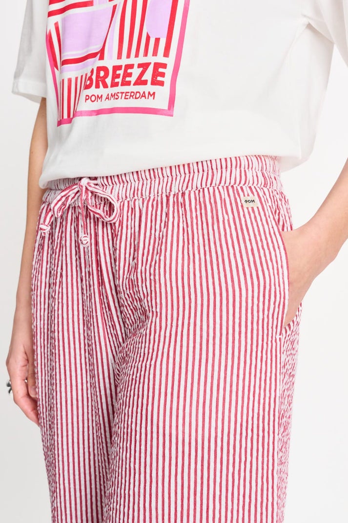 POM SP9641 PANTS Seersucker