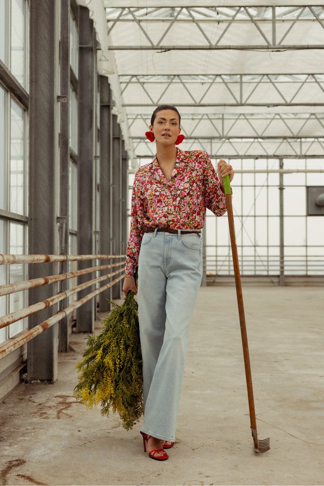 STUDIO ANNELOES 13697 Lexie denim trousers - Denim light