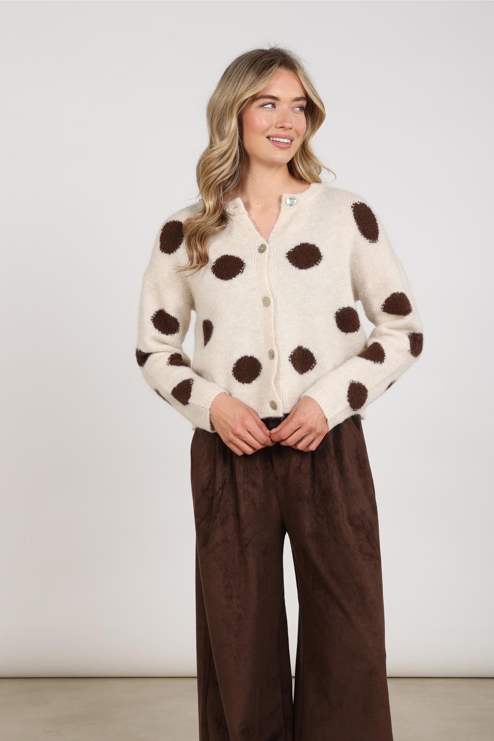 NUKUS NKF05031 Laure Cardigan Dots